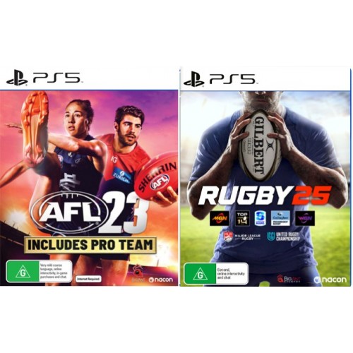  AFL 23 & Rugby 25 PS5 Bundle 